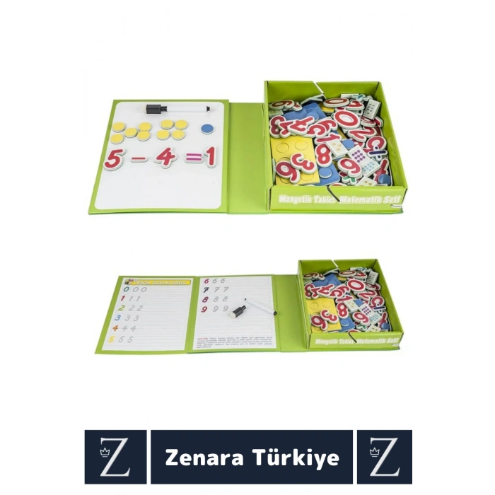 Eğlenceli Matematik Rakam Sayı Öğretici Silinebilir Yazı Kalemli Öğretici MANYETİK TABLET MATEMATİK