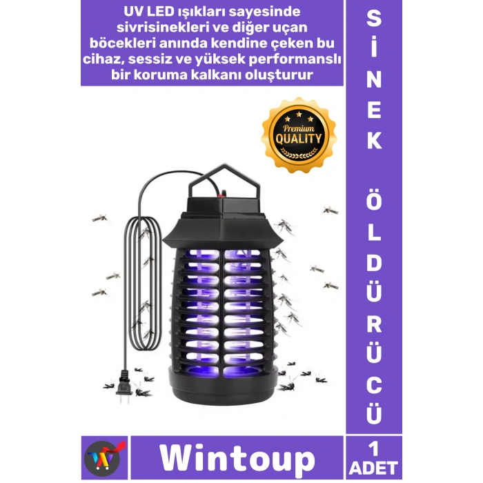 #SinekÖldürücü Mor Işık UV LED Teknolojisi Sivrisinek Kovucu Şık Elektrikli Sinek Öldürücü Cız Lamba