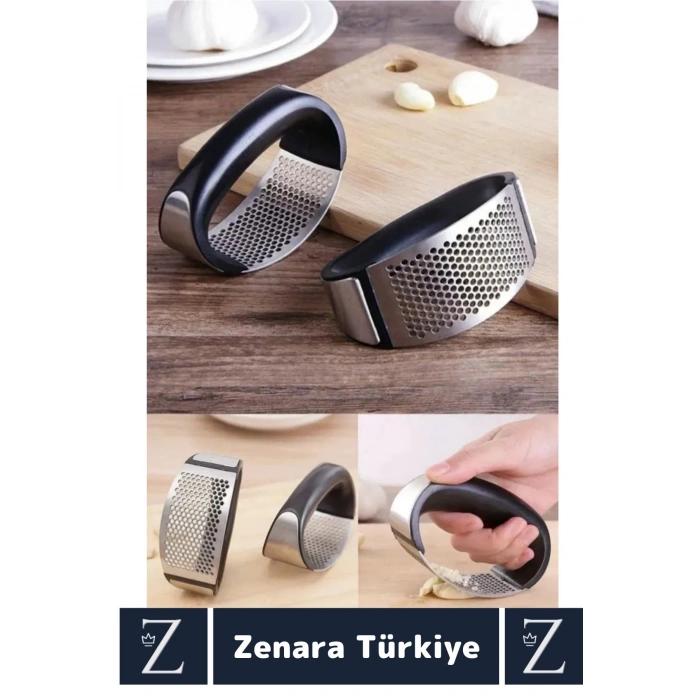 Ergonomik Dayanıklı Garlic Press Rahat Tutuş Gondol Tasarım Pratik Yeni Nesil SARIMSAK RENDESİ