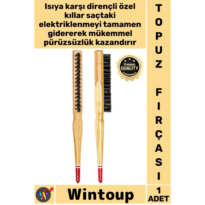 #Fırça Profesyonel Saç Tasarım Ergonomik Dayanıklı Şekillendirici Kaliteli Şık Kuaför Topuz Fırçası