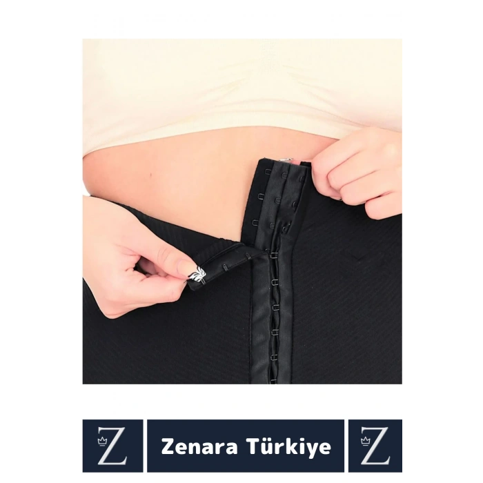 Gündelik Doğal Görünüm Vücut Beden Küçülten Toparlayan Yüksek Bel Ağraflı Slip Korseli TAYT