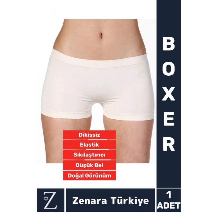 Gündelik İz Göstermez Düşük Bel Vücut Sıkılaştıran İncelten Toparlayan Dikişsiz Bato Boxer Korse