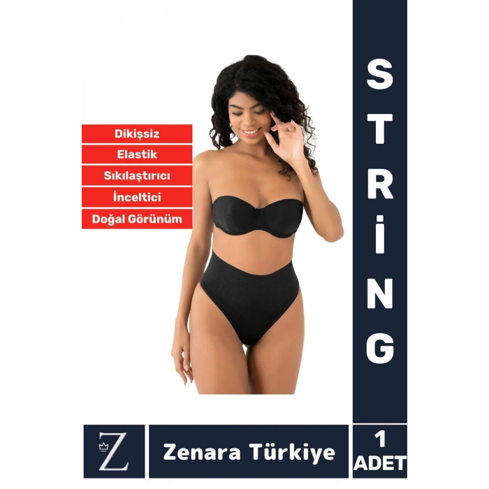 Gündelik İz Göstermez Kaymaz 2 Beden İncelten Sıkılaştıran Toparlayan Çok Şık Dikişsiz STRİNG Korse