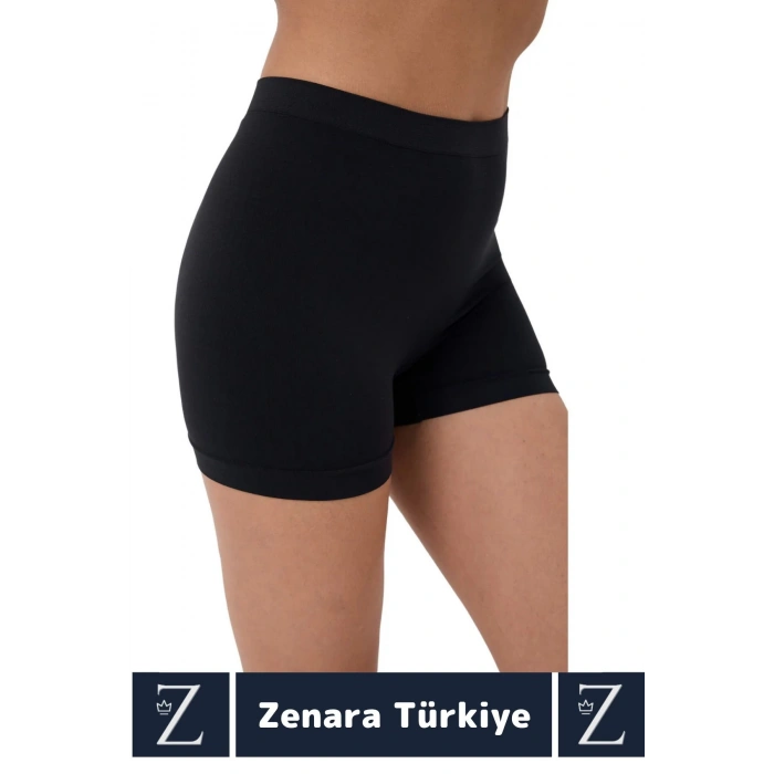 Gündelik İz Göstermez Vücut Sıkılaştıran İncelten Toparlayan Dikişsiz Yüksek Bel Boxer Şort Korse