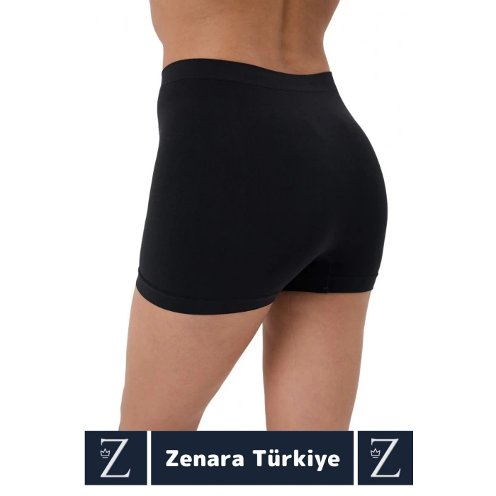 Gündelik İz Göstermez Vücut Sıkılaştıran İncelten Toparlayan Dikişsiz Yüksek Bel Boxer Şort Korse