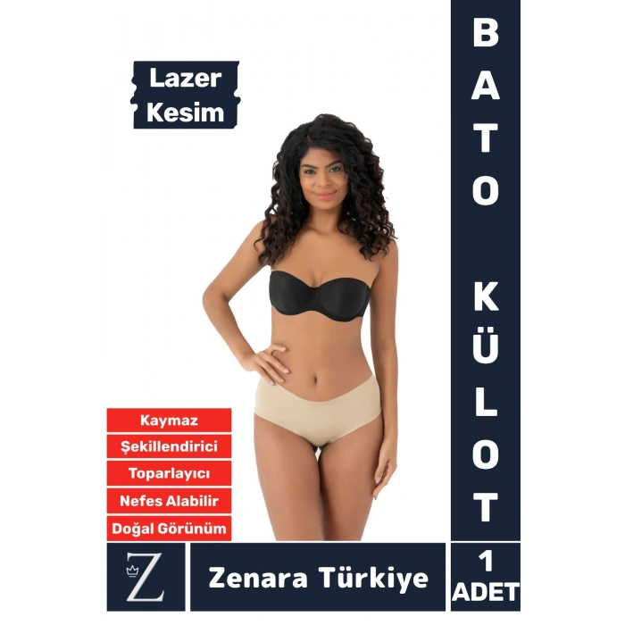 Gündelik İz Göstermez Vücut Sıkılaştıran İncelten Toparlayan Lazer Kesim Dikişsiz Bato Külot Korse