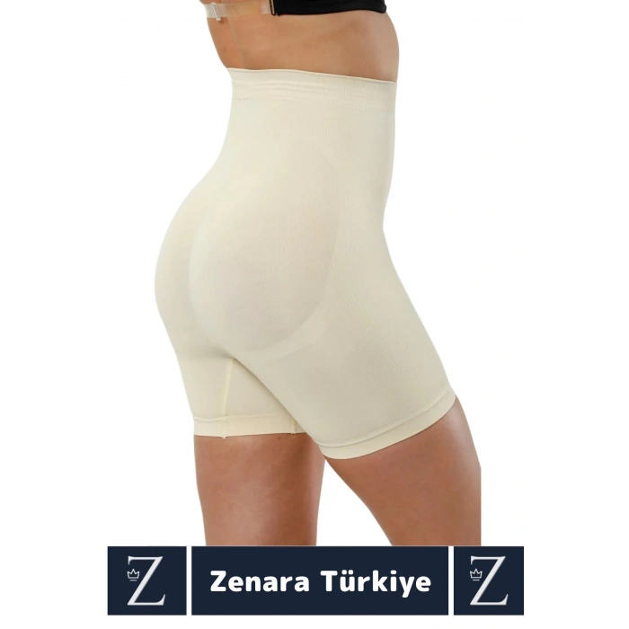 Gündelik İz İç Göstermez Kaymaz Vücut Şekillendiren Sıkılaştıran Toparlayan Mini Şort Korse