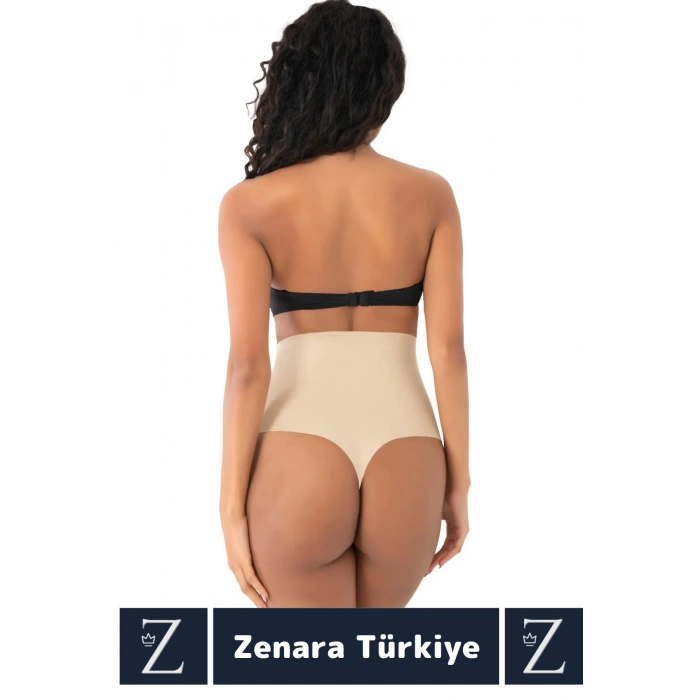 Gündelik İz İç Göstermez Kaymaz Vücut Sıkılaştıran İncelten Toparlayan LAZER KESİM String Korse