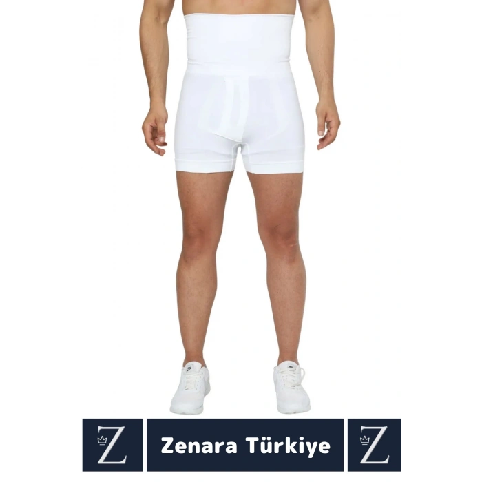 Gündelik Kaymaz Göbek Kalça Toparlayan Sıkılaştıran Bel Düzleştiren İncelten Erkek Duble Boxer Korse