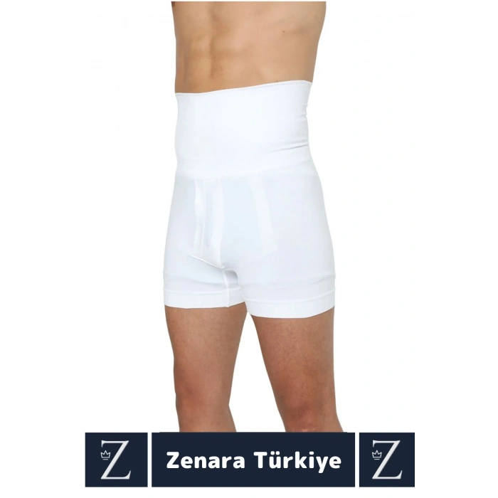 Gündelik Kaymaz Göbek Kalça Toparlayan Sıkılaştıran Bel Düzleştiren İncelten Erkek Duble Boxer Korse