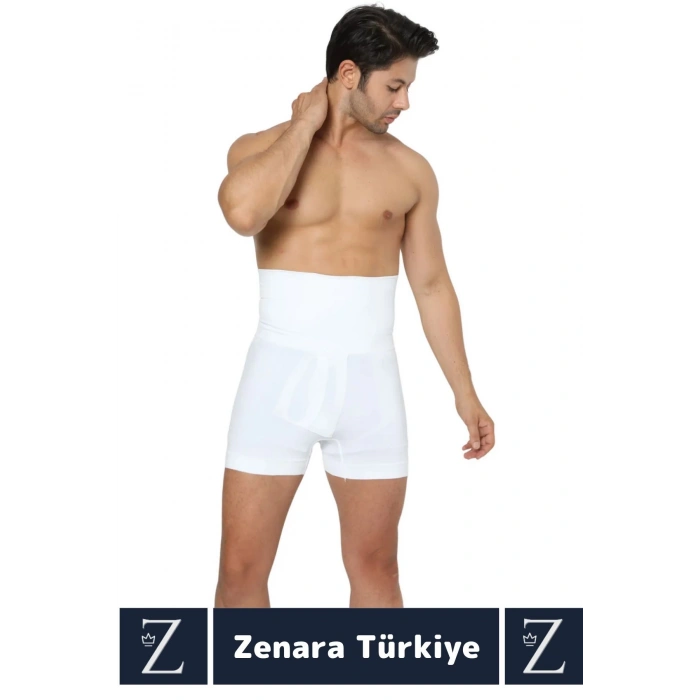 Gündelik Kaymaz Göbek Kalça Toparlayan Sıkılaştıran Bel Düzleştiren İncelten Erkek Duble Boxer Korse