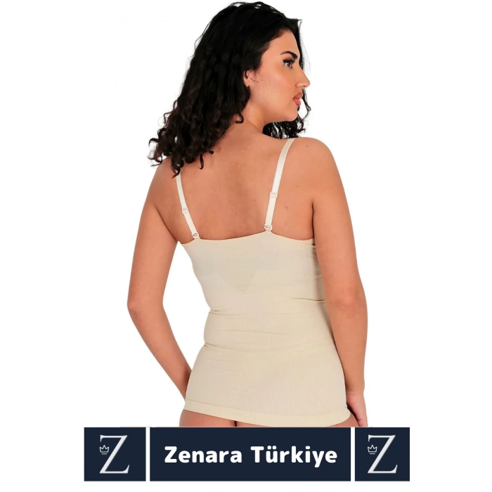Günldelik Vücut Şekillendiren Beden Küçülten Toparlayan Gögüs Altı Askılı Ağraflı Bel Korse