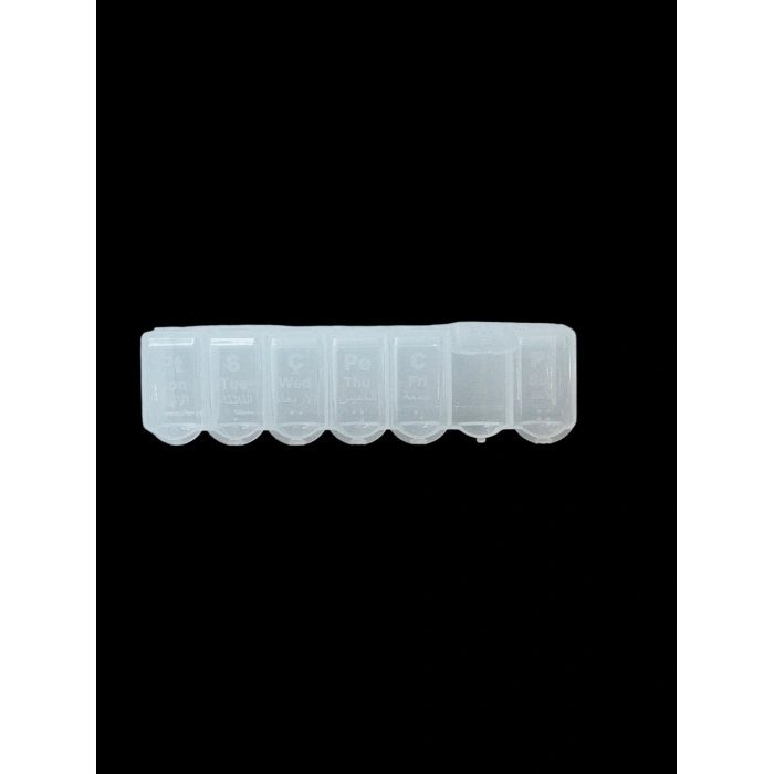 #İlaçKabı Pratik Organizatör Vitamin Seyahat Ergonomik 7 Günlük Doz Haftalık İlaç Saklama Kabı