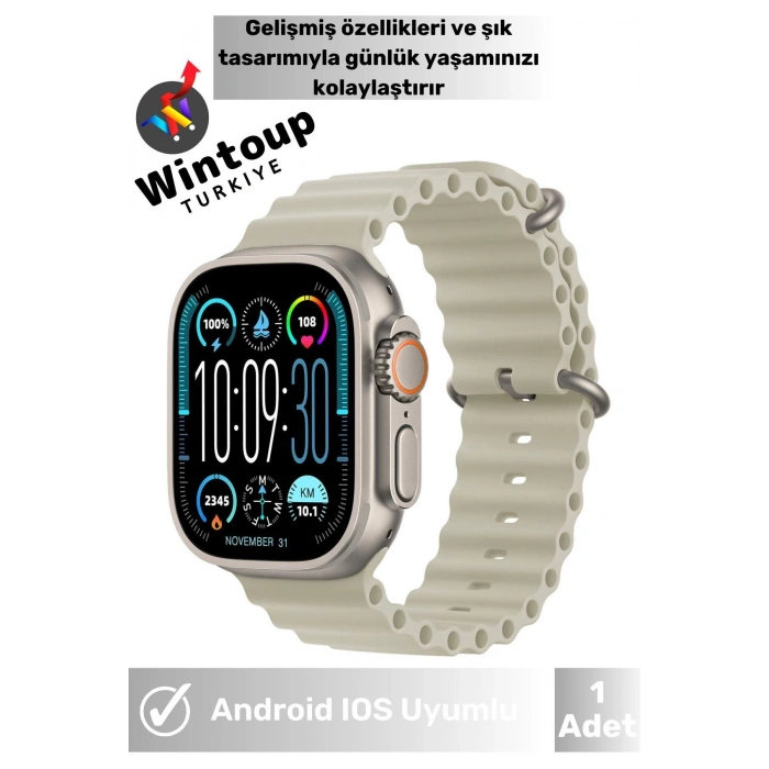 Hk9 Ultra 2 Chat Gpt/2 Gb Dahili Hafızalı/dinamik Adalı Amoled Gen 3 Watch Ultra 2 Akıllı Saat