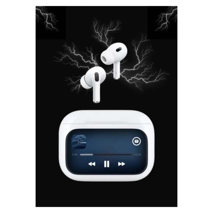 IPhone14/Pro/Promax Uyumlu ANC Dokunmatik Oled Ekran Arama Yanıtlama Bluetooth TWS Kulaklık
