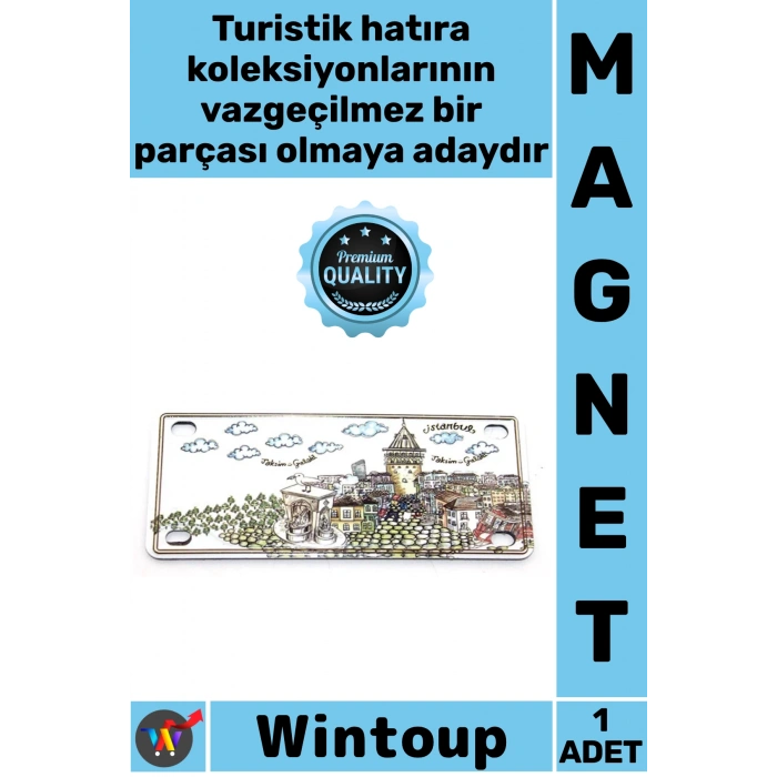 #Magnet Turistik Hediyelik Şehir Tasarımlı Anı Buzdolabı Süsü Özel Dekoratif İstanbul Temalı Magnet