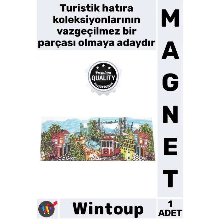 #Magnet Metal Dekoratif Mıknatıslı Buzdolabı Süsü Hediyelik Şık Hatıra Eşyası İstanbul Temalı Magnet