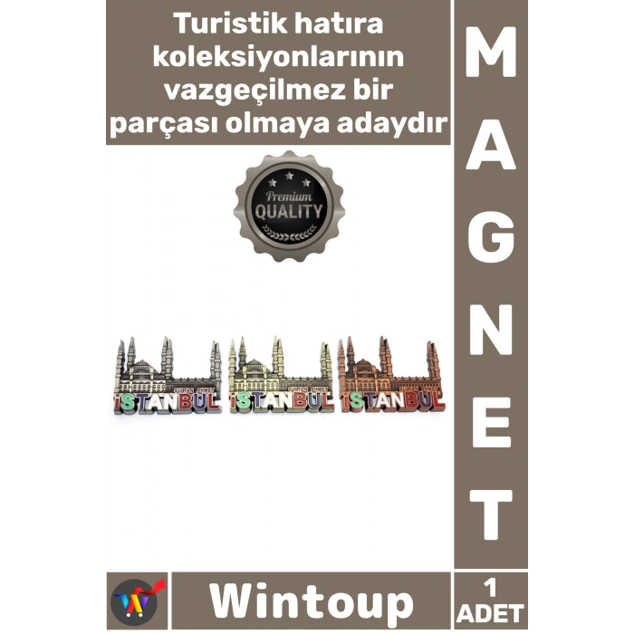 #Magnet Dekoratif Cami Tasarımlı Buzdolabı Süsü Hatıra Şık Hediyelik İstanbul Temalı Metal Magnet
