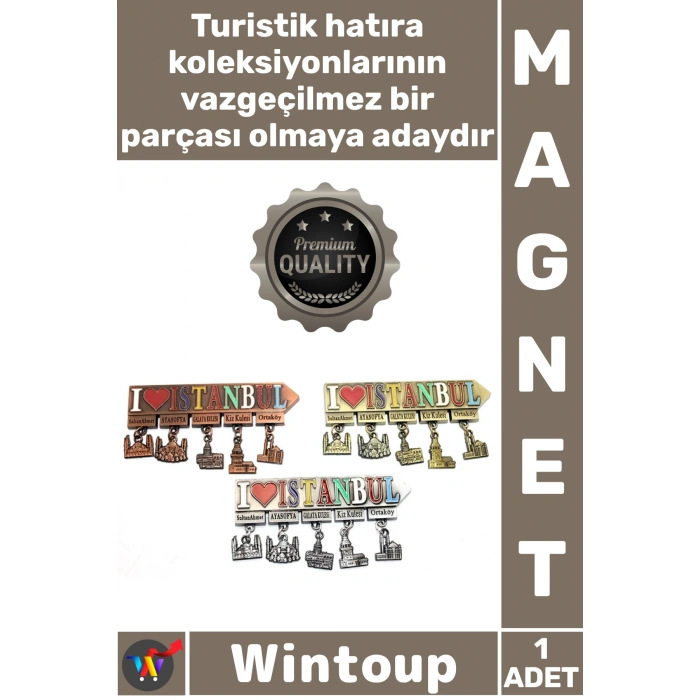 #Magnet Sultanahmet Ayasofya Galata Kız Kulesi Ortaköy Şehir Şık Hediye İstanbul Temalı Metal Magnet