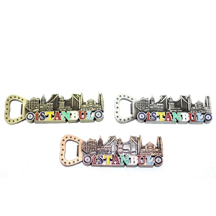 İstanbul Temalı Metal Magnet ve Açacak Model 3