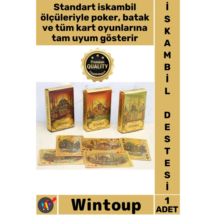#OyunKartı İskambil Poker Batak Koleksiyonluk Özel Tasarım Şehir Konsept İstanbul Temalı Oyun Kartı