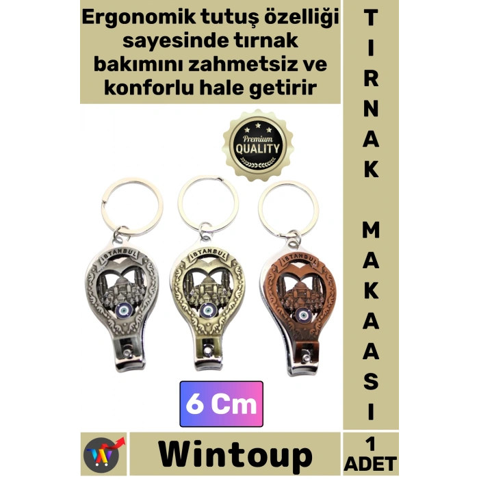 #TırnakMakası Çelik Hediye Şehir Desenli Şık El Ayak Fonksiyonel Bakım İstanbul Temalı Tırnak Makası