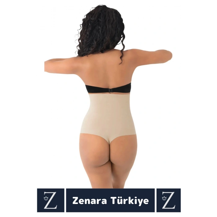 İz Göstermez Kaymaz Vücut Sıkılaştıran Şekillendiren Toparlayan LAZER KESİM Yüksek Bel String Korse