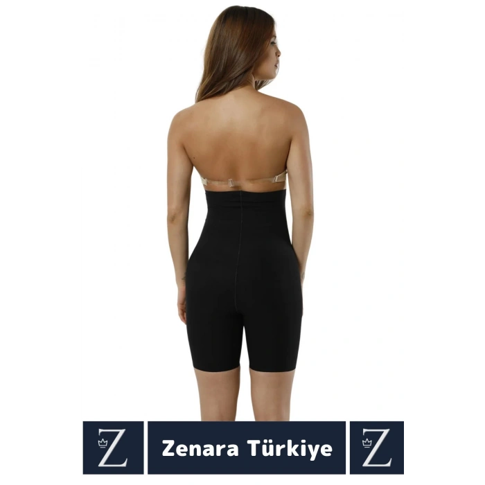 İz İç Göstermez Kaymaz Beden İncelten Sıkılaştıran Toparlayan LAZER KESİM Yüksek Bel Paçalı Korse