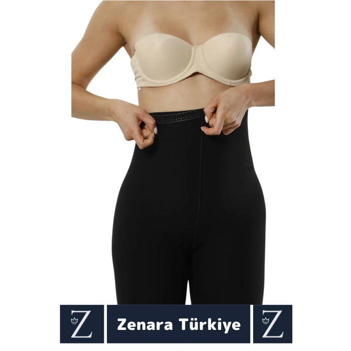 İz İç Göstermez Kaymaz Beden İncelten Sıkılaştıran Toparlayan LAZER KESİM Yüksek Bel Paçalı Korse