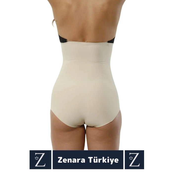 İz İç Göstermez Kaymaz Beden İncelten Sıkılaştıran Toparlayan LAZER KESİM Yüksek Bel Slip Korse