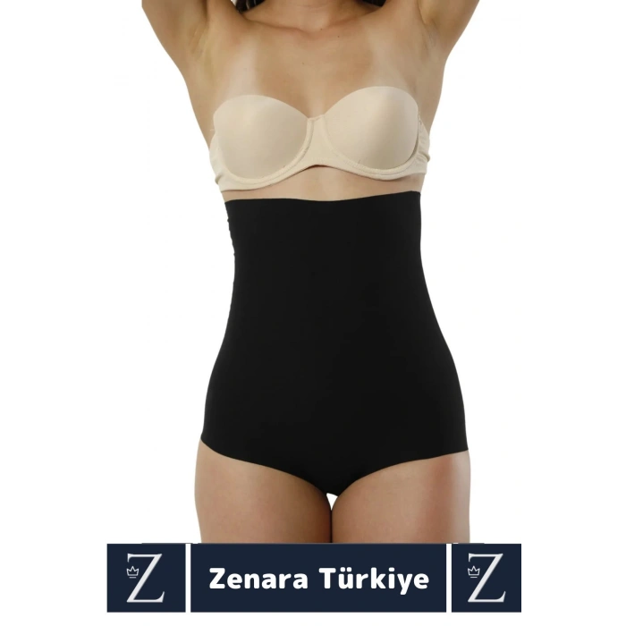 İz İç Göstermez Kaymaz Beden İncelten Sıkılaştıran Toparlayan LAZER KESİM Yüksek Bel Slip Korse