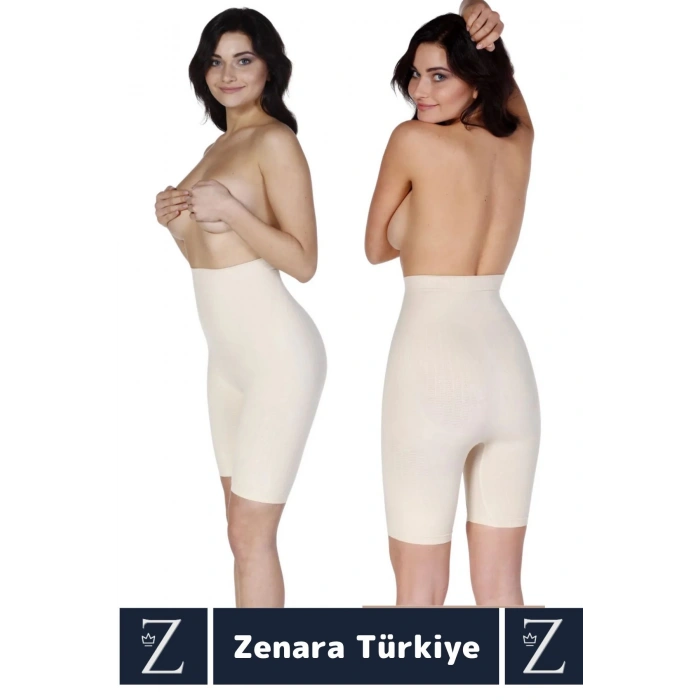 İz İç Göstermez Kaymaz Şekillendiren Sıkılaştıran Toparlayan Selülit Önlemeye Yardımcı Paçalı Korse