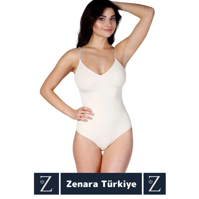İz İç Göstermez Kaymaz Vücut Şekillendiren Sıkılaştıran Toparlayan Çıtçıtlı Slip Body Korse