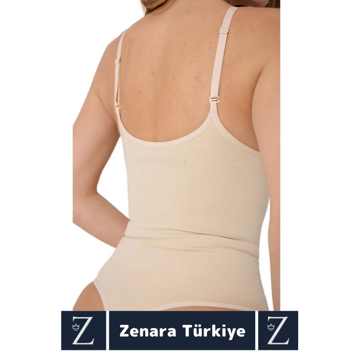 İz İç Göstermez Kaymaz Vücut Şekillendiren Sıkılaştıran Toparlayan Çıtçıtlı String Body Korse