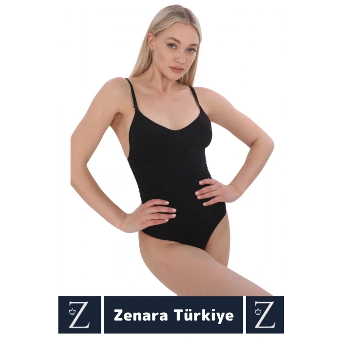 İz İç Göstermez Kaymaz Vücut Şekillendiren Sıkılaştıran Toparlayan Çıtçıtlı String Body Korse