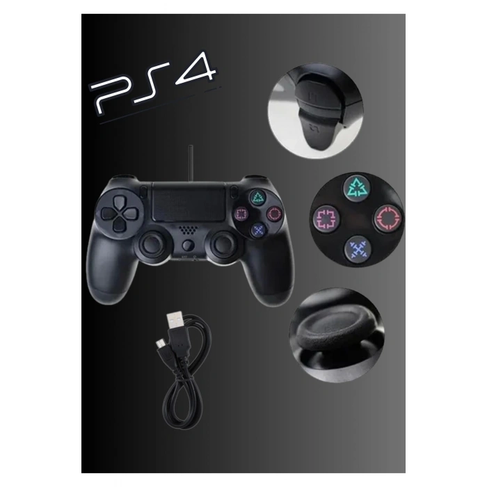 Kablosuz Oyun Kolu Gamepad PC PS 4 Uyumlu  Joystick Controller GTA Pes Fifa All Games