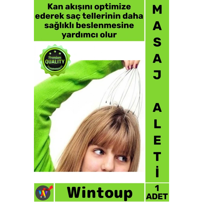 #Masaj Kan Dolaşımı Hızlandıran Saç Kökü Güçlendiren Rahatlatıcı Etki Stres Gideren Kafa Masaj Aleti