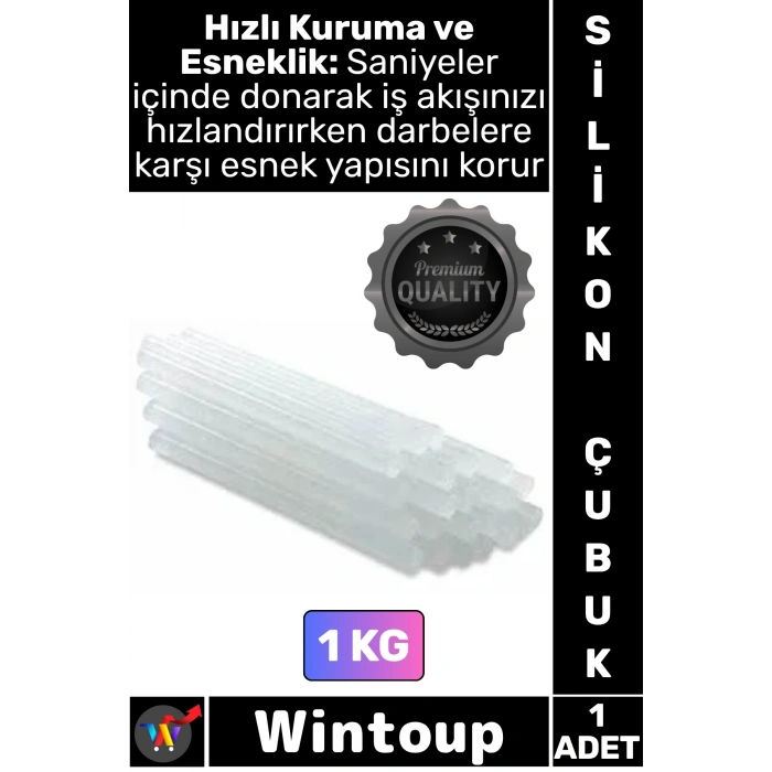 #Mum Şeffaf Sıcak Hızlı Yapıştırıcı Güçlü Hırdavat Hobi Onarım Kalın Mum Silikon Çubuğu 11.3 Mm 1 Kg