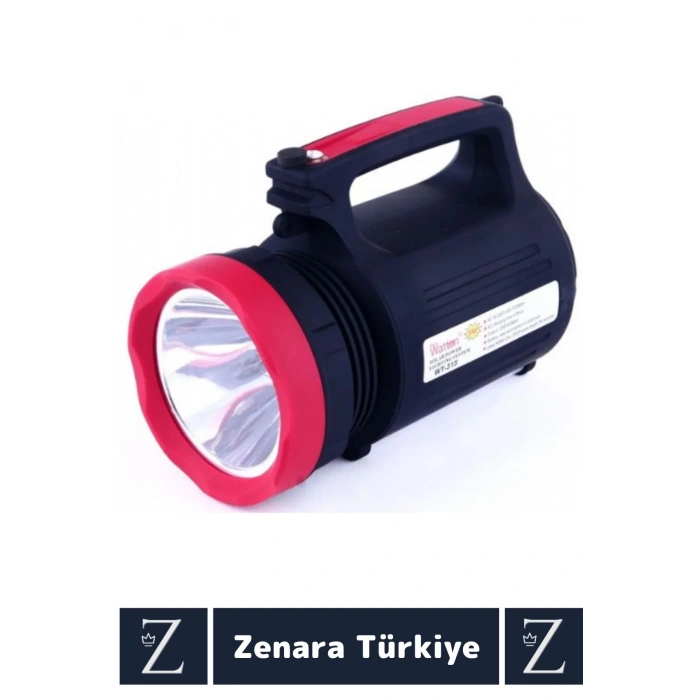 Kamp Avcı Deprem Solar Güneş Enerjili Uzun Çalışma Süreli Güçlü Beyaz Işık Şarjlı Fener Işıldak