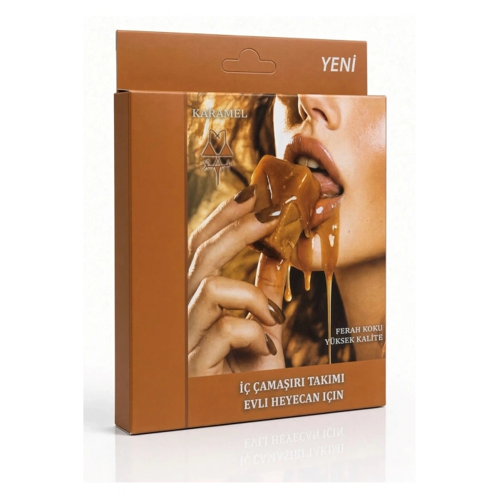 Karamel Aromalı Yenilebilir İç Çamaşırı Takımı