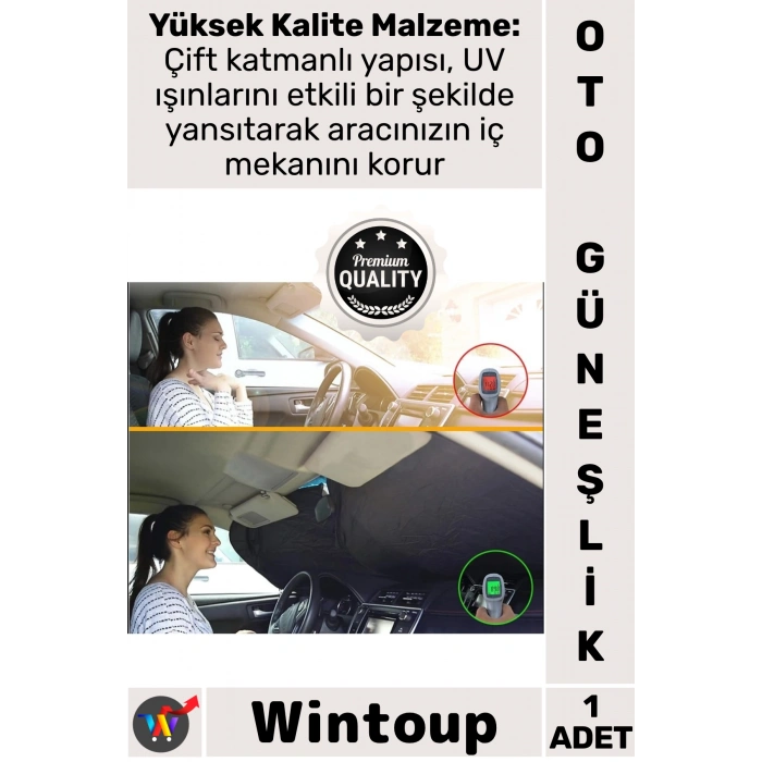 Katlanabilir Ön Cam Araba Güneşliği