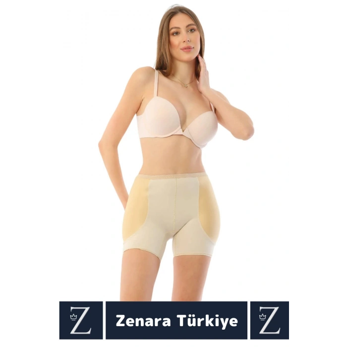 Kaymaz İz İç Göstermez PUSH UP Popo Kaldırıcı Şekillendiren Yandan Destekli Dolgulu Şort Korse