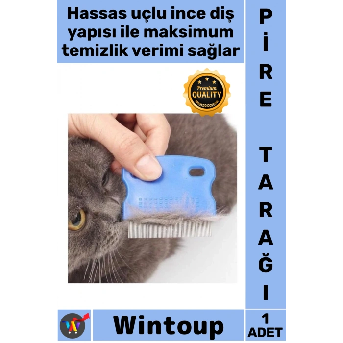 #Tarak İnce Dişli Ergonomik Evcil Hayvan Tüy Bakım Koruyucu Etkili Pratik Kedi Köpek Pire Tarağı