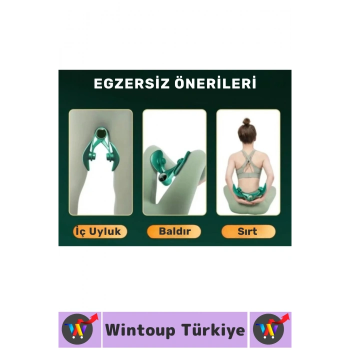 Kompakt Çok Fonksiyonlu Ev Ofis Bacak Kalça Sırt Dijital Sayaçlı Kadın Spor Egzersiz Aleti