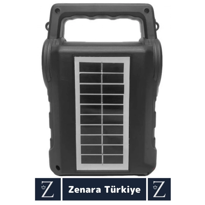 Kompakt Yüksek Ses Güçlü Bass Kamp Piknik Outdoor USB Solar Enerjili Fenerli BLUETOOTH HOPARLÖR