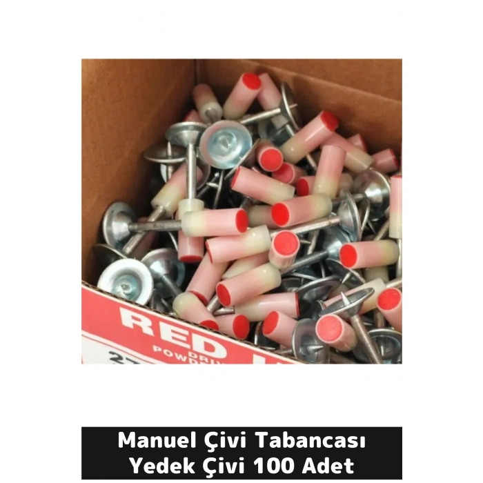 Manuel Çivi Tabancası Yedek Çivi 100 Adet