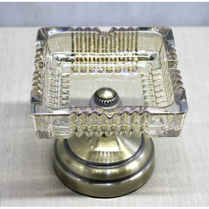 Metal Ayaklı Cam Küllük Alk4878