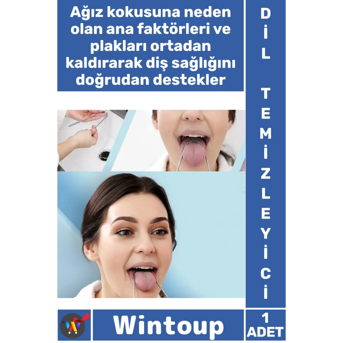 #DilTemizleme Paslanmaz Hijyenik Koku Giderici Bakteri Önleyici Sıyırıcı Metal Dil Temizleme Aleti