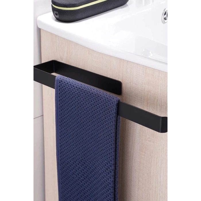 Metal Mat Siyah Havluluk