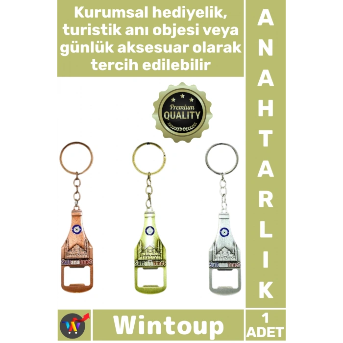#Anahtarlık Magnet Mıknatıslı Nazar Boncuklu Şişe Tasarım Hediye Metal Sultanahmet Anahtarlık Açacak